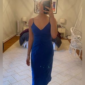 Zara Ruched Midi Dress